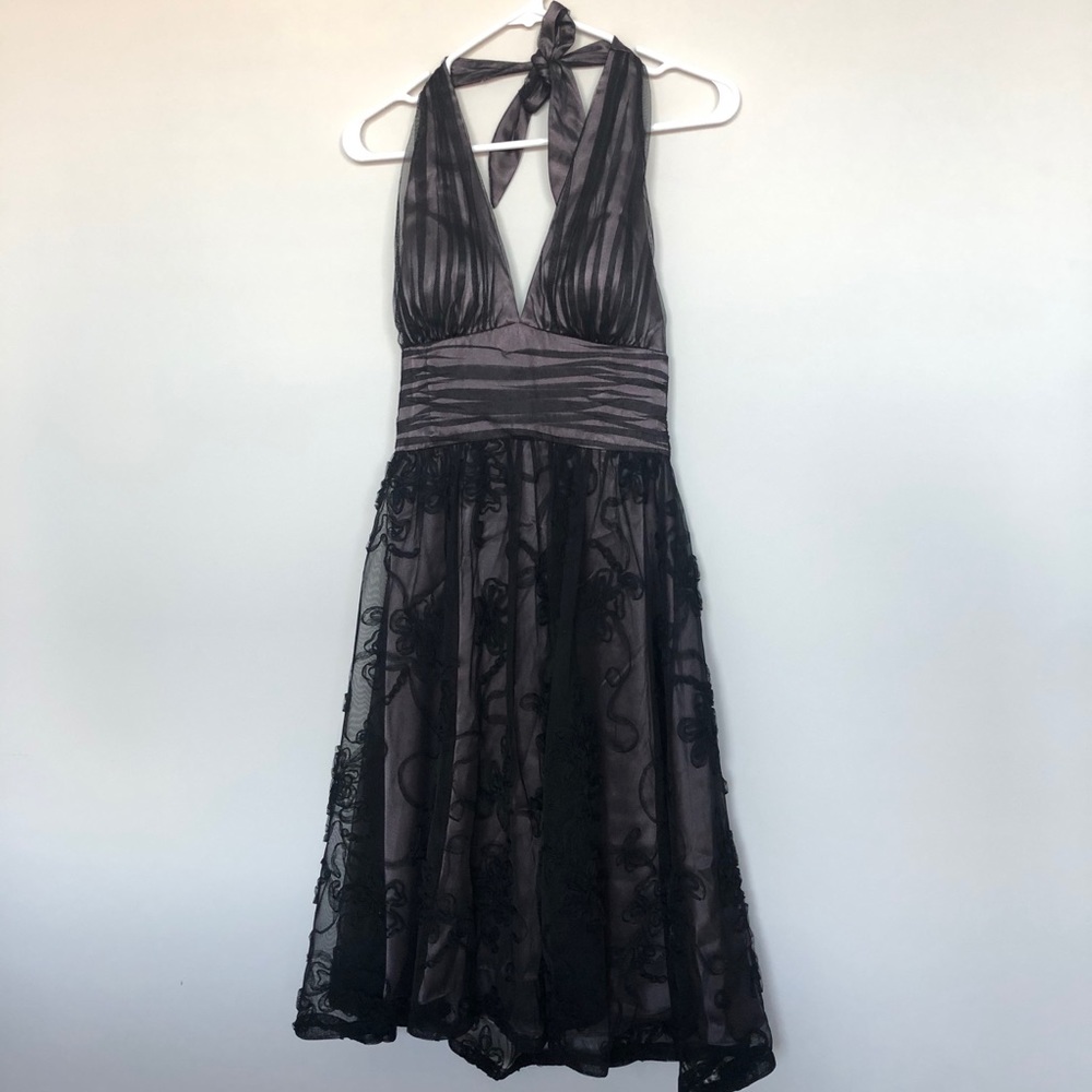 Adrianna Papell Layered Cocktail Dress, 6